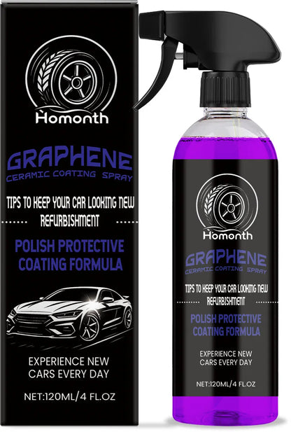 120ml graphene ceramic coating spray bottle with PTFE for car paint protection and gloss