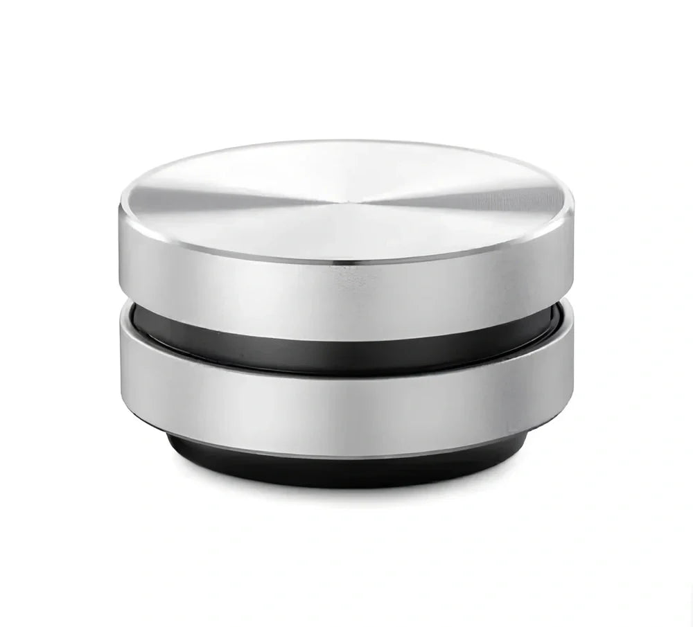 Bone conduction wireless Bluetooth speaker with magnetic base measuring 26mm height and 40mm diameter