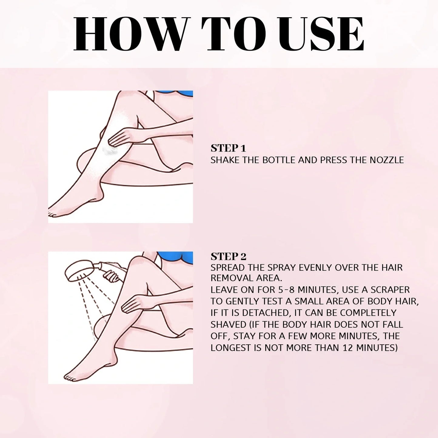 Honey Hair Removal Spray - Natural, Effective, and Nourishing Formula for Effortless All-Over Body Hair Removal