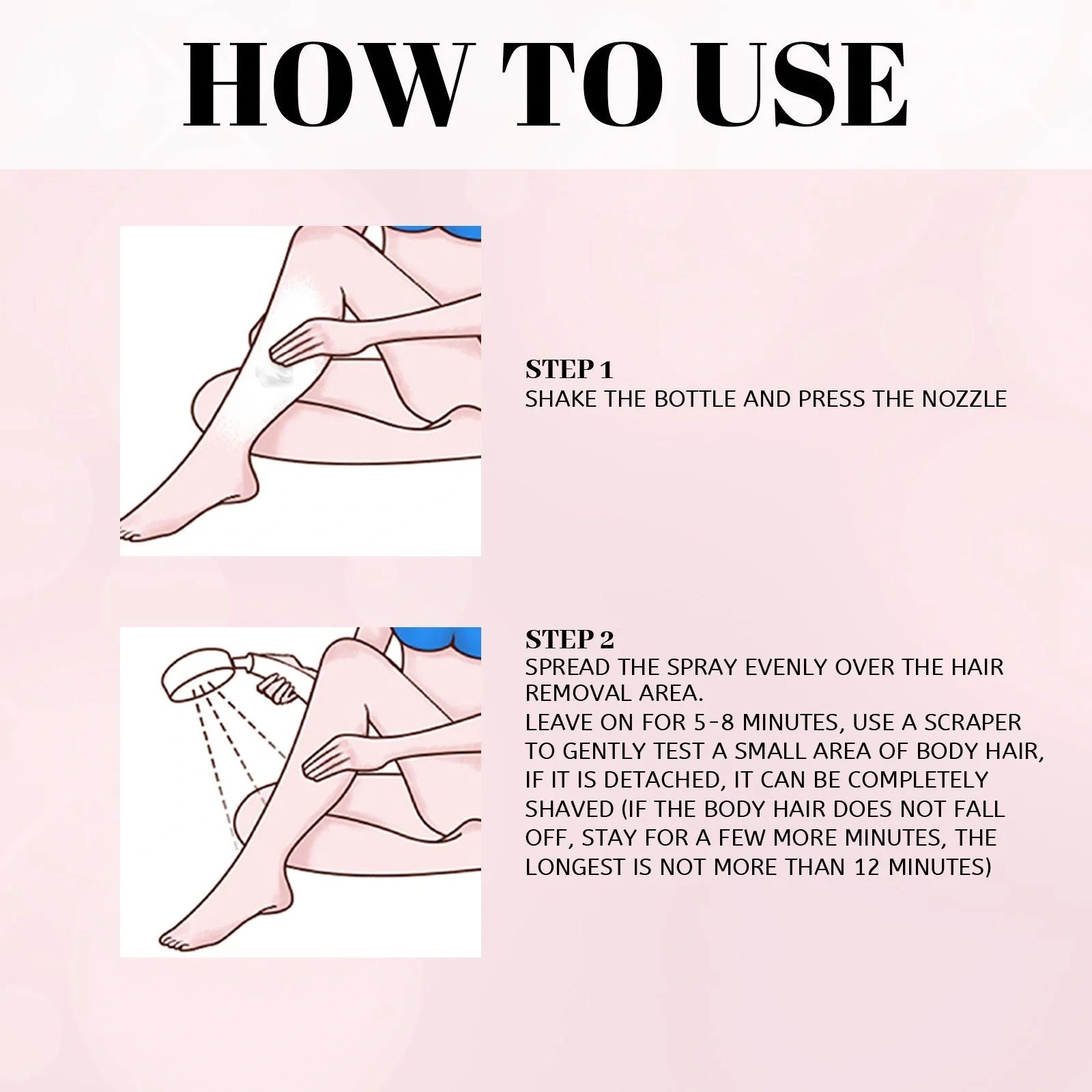 Honey Hair Removal Spray - Natural, Effective, and Nourishing Formula for Effortless All-Over Body Hair Removal