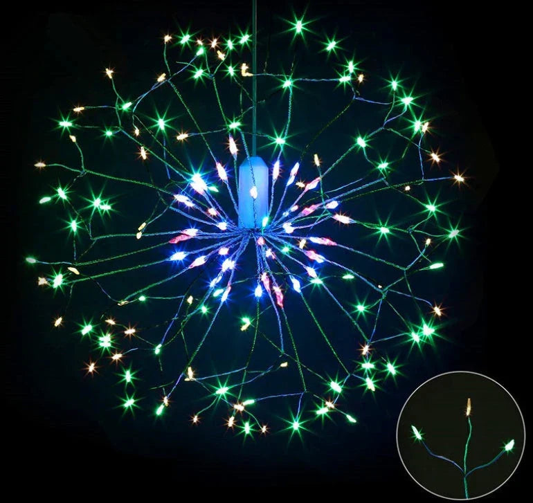 Hhomeenjoy Dazzling LED Fireworks String Lights for Festive Celebrations