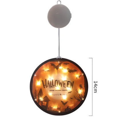 Halloween LED modelling lantern with 160mm PVC shell and atmospheric glow