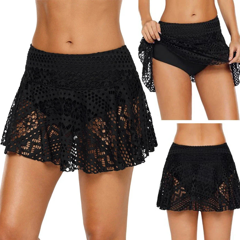 Men's lace swim trunks in multiple colours with polyester fabric and size options from S to XXL