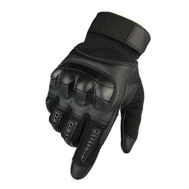 Rugged outdoor touchscreen gloves with reinforced knuckles, durable palm, and breathable wrist design for adventurous users