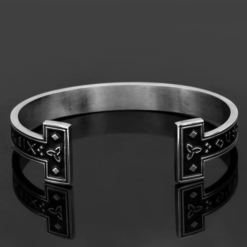 Viking Bracelet Ornament in titanium steel with adjustable live port