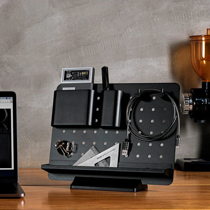 Fashionable Magnetic Desktop Organizer Rack - Sleek Storage Solution for Clutter-Free Workspace