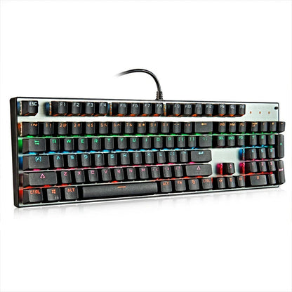 Green shaft mechanical keyboard with 87 keys and backlight