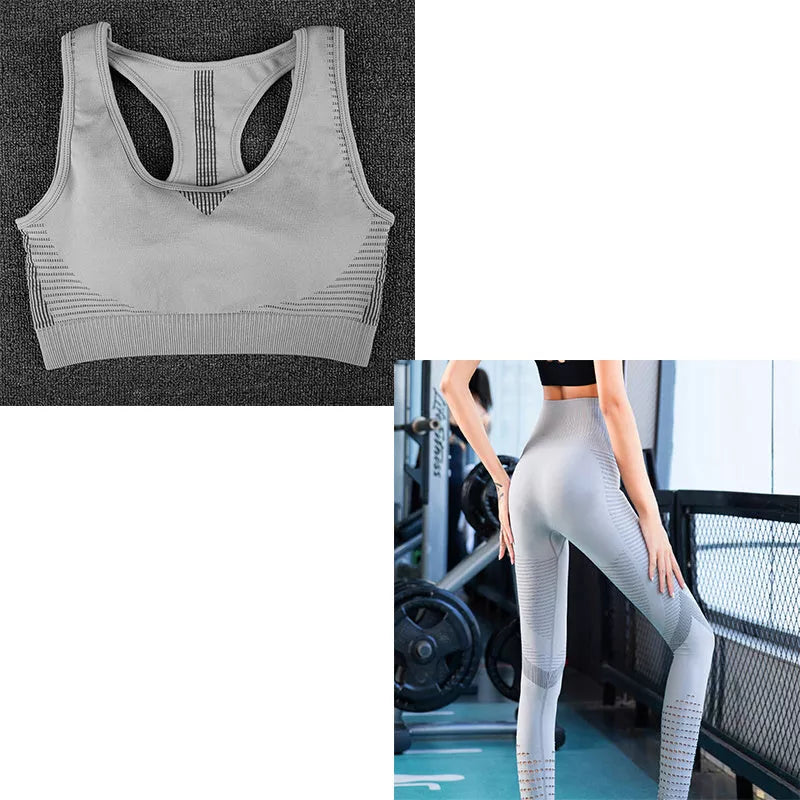 TerritorioFit Yoga Seamless Leggings with eyelet detailing and glute contouring