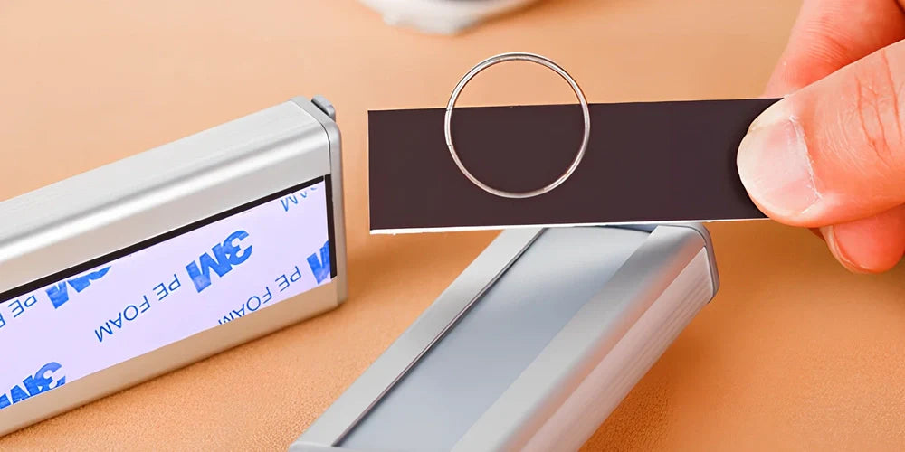LED body sensor light with wireless charging base and motion detection for cabinet installation