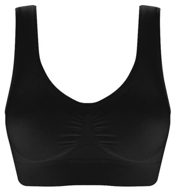 Women's seamless yoga tank top and sports bra in various colors for fitness and casual wear