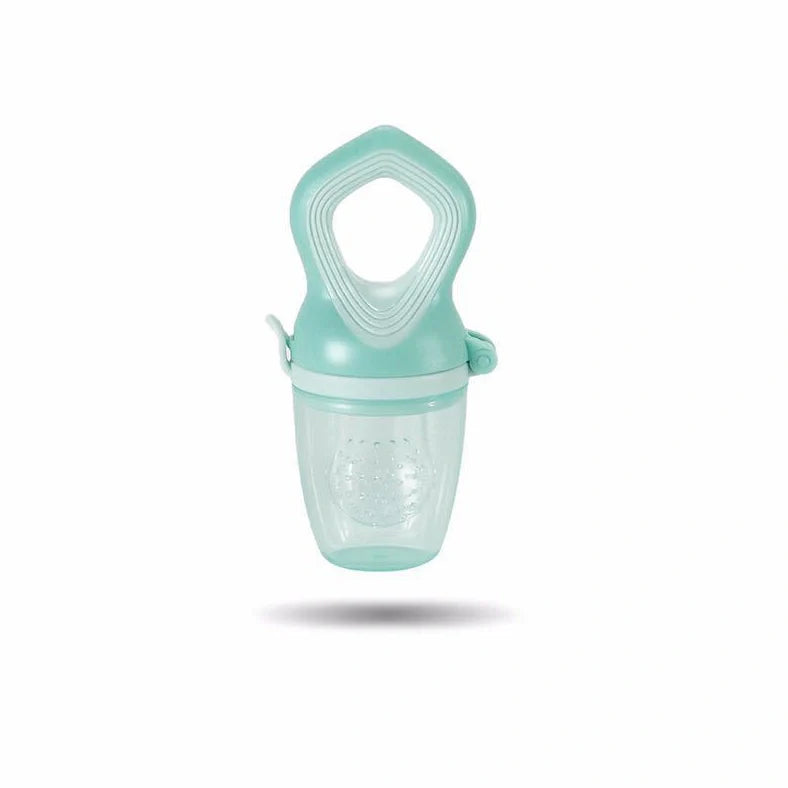 Light pink silicone baby pacifier with food-grade materials and 120°C temperature resistance