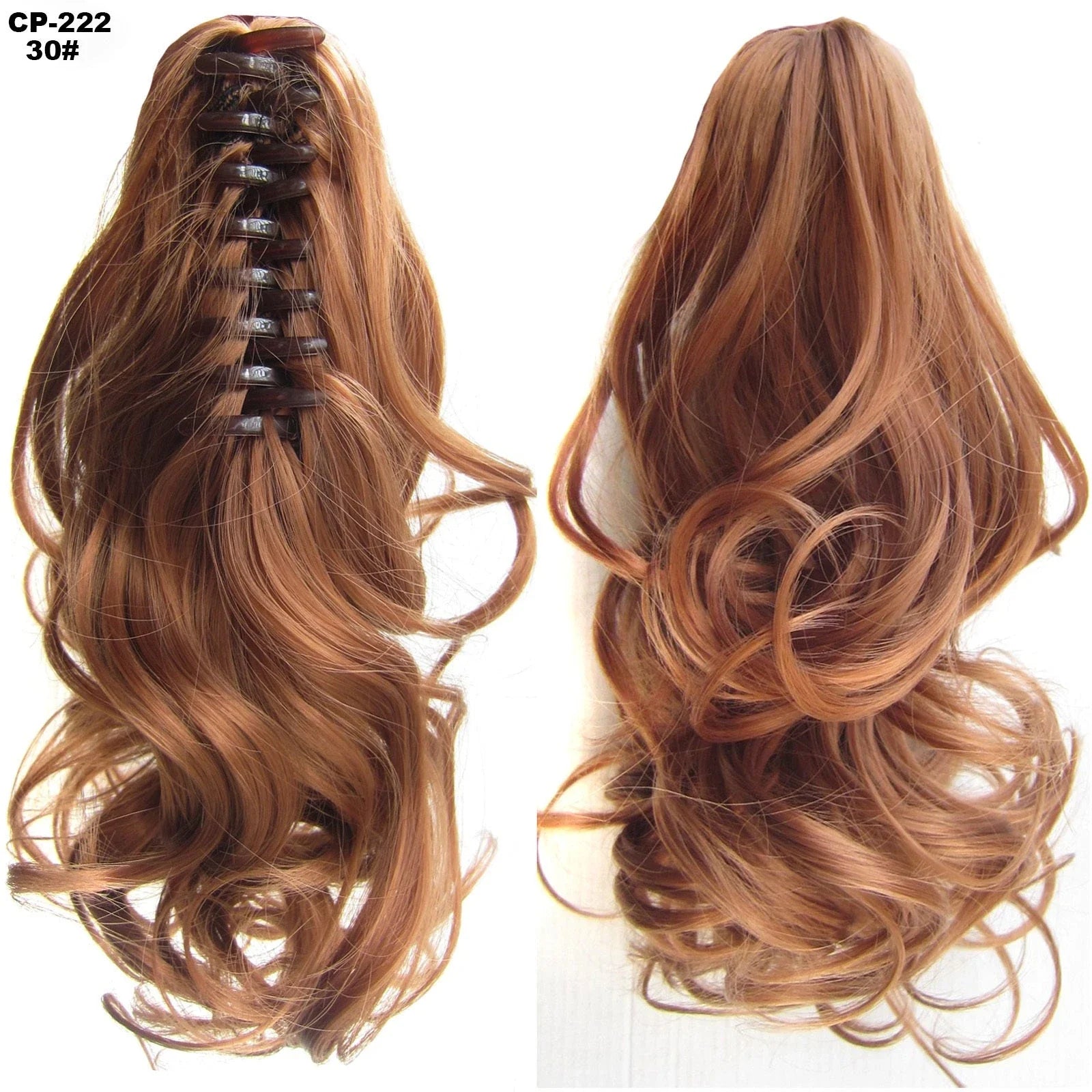 Stylish ponytail hair extension with natural-looking synthetic fibers for comfortable all-day wear