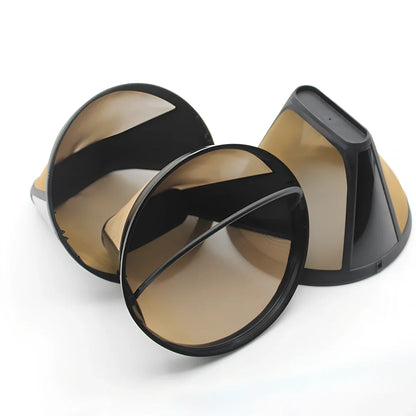 Stainless steel permanent coffee filter with 120mm width, no paper needed