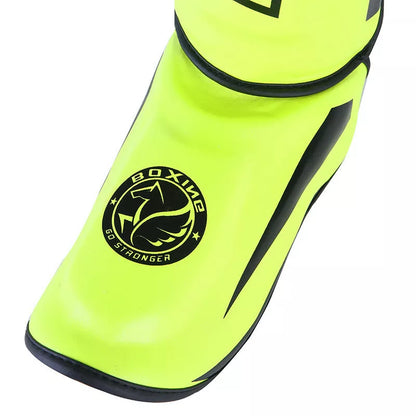 Junior adult boxing leggings in green and black, made with high-grade PU and EVA materials