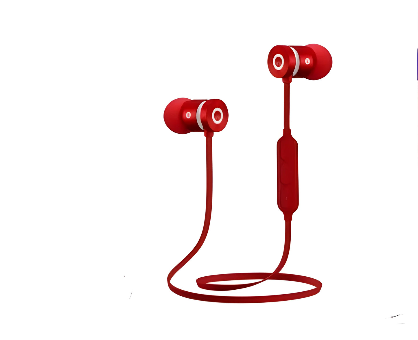 Black metal magnetic sports Bluetooth wireless headset with neck-mounted design and gift packaging