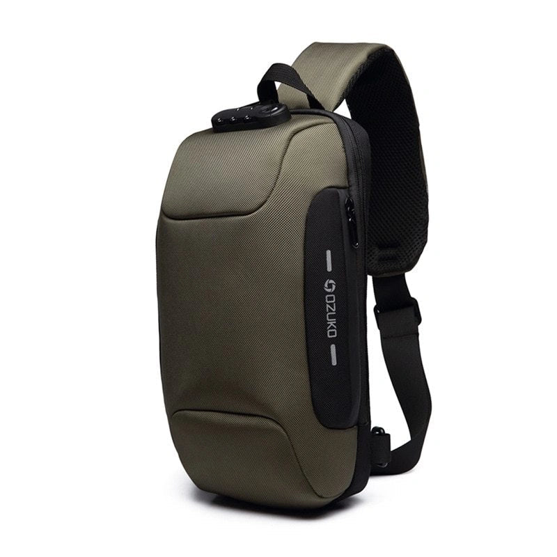 Multifunctional Anti-Theft Waterproof Chest Bag with USB in various colors