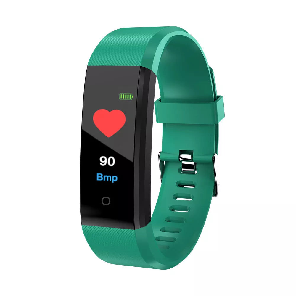 115plus Smart Band fitness tracker with heart rate monitor and color screen