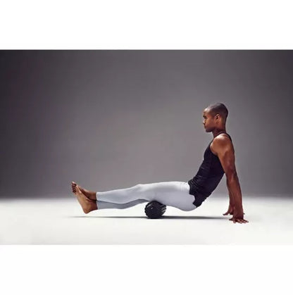 4 Speed Vibrating Massage Roller Foam in black, showcasing ergonomic design and adjustable settings