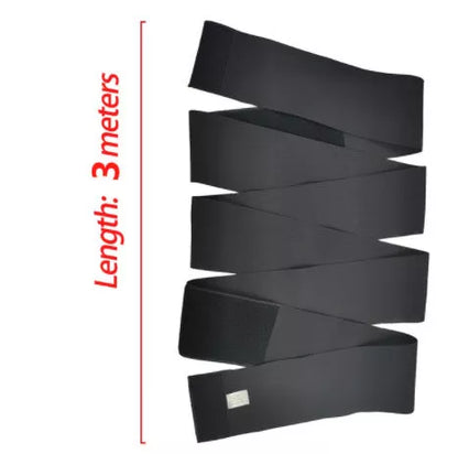 Adjustable waist training belt in polyester for effective body sculpting