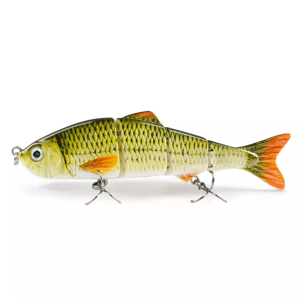 Luya Multi-section Fishing Bait: 16.5cm ABS Plastic Bionic Lure for effective fishing
