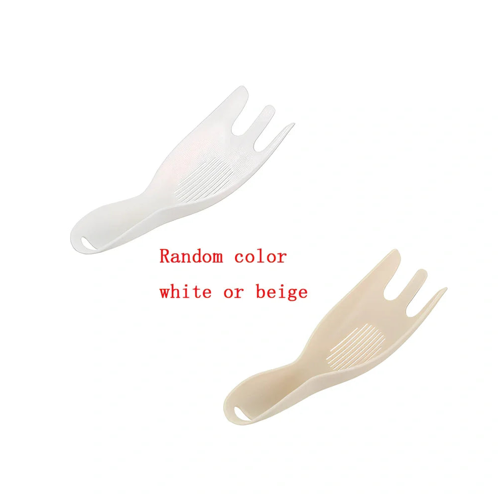 Vanzlife 19.8cm rice washing spoon with PP construction for kitchen grain preparation