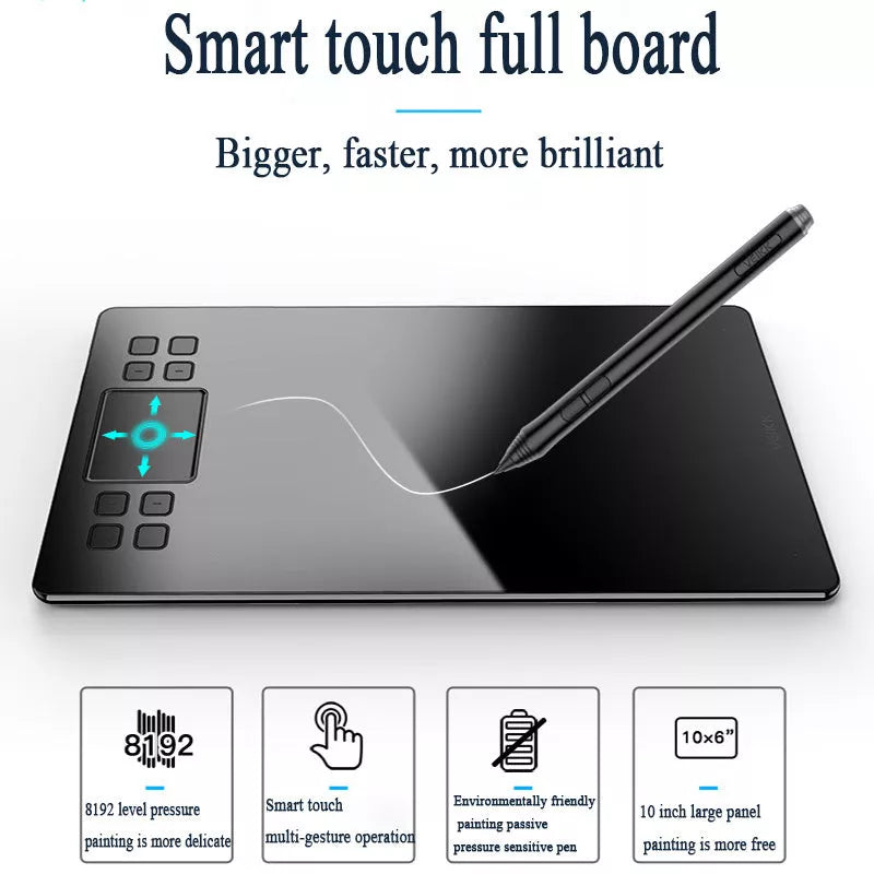 Digital Drawing Board with high sensitivity and large panel for artists