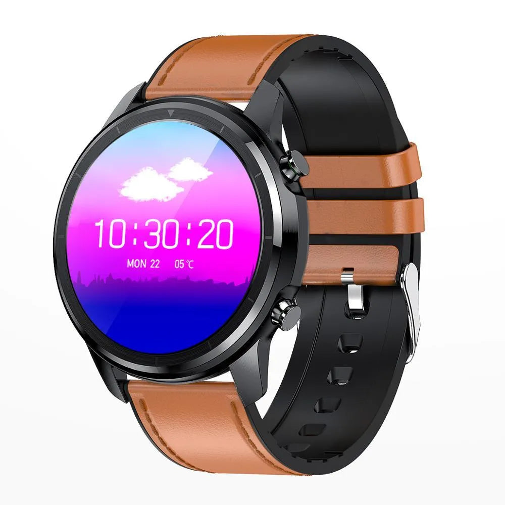 LEMFO LF26 smart bracelet with 1.3-inch screen showing fitness data on wrist