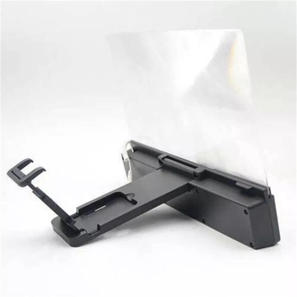 Mobile phone screen amplifier with audio support, enlarges display up to 3 times with HD clarity
