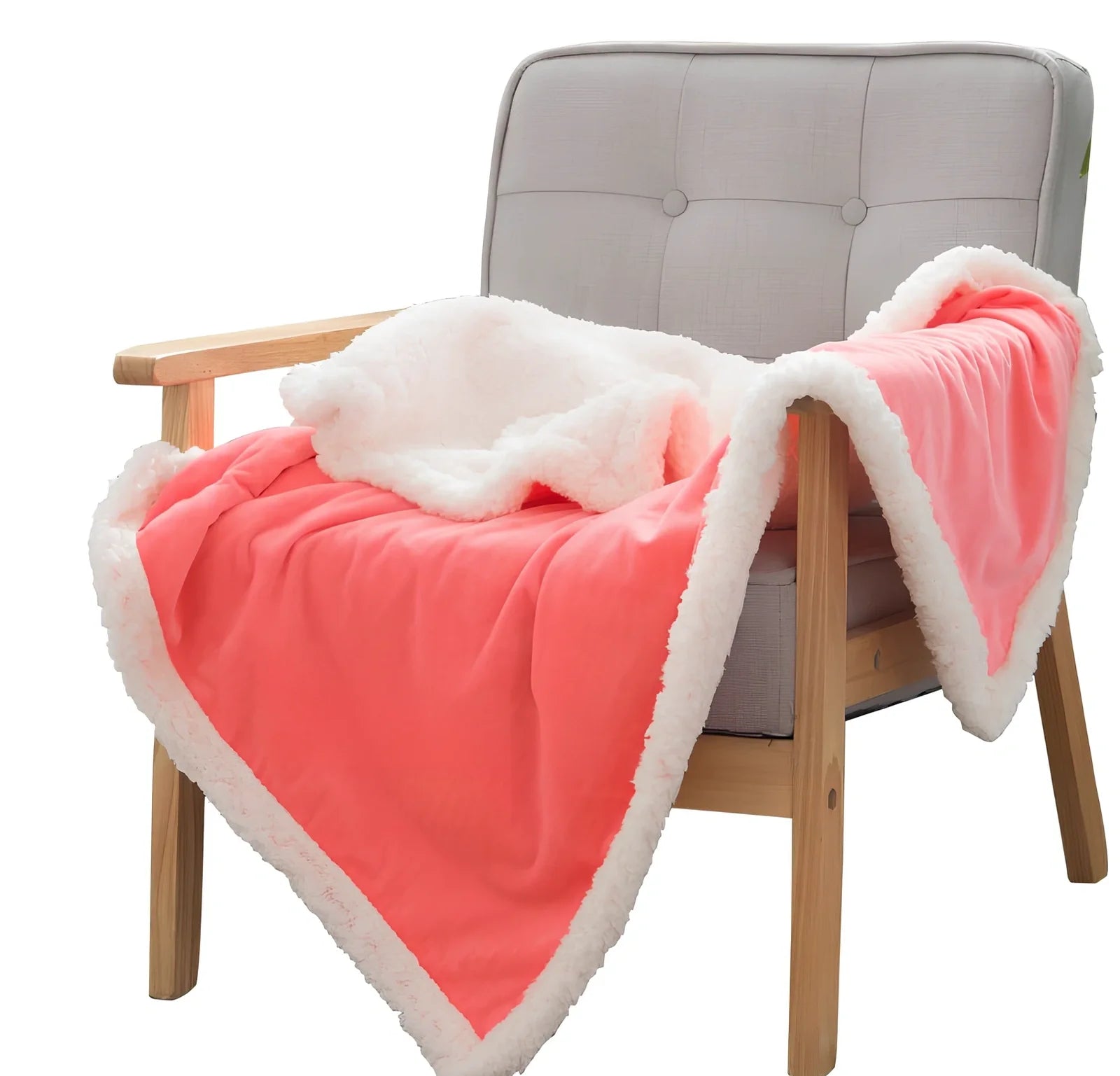 Double-sided crystal cashmere nap blanket in various colours and sizes for spring and autumn use
