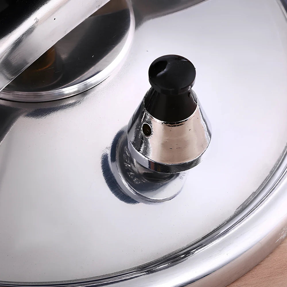 Aluminium gas stove pressure cooker in traditional Chinese design with 18cm, 20cm, and 22cm diameter options