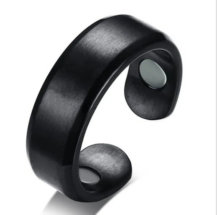 Magnetic Therapy Ring with acupressure design for sleep apnea relief and improved circulation