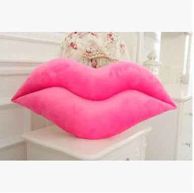 Adorable Big Lips Plush Pillow for kids, perfect for cuddles and decor