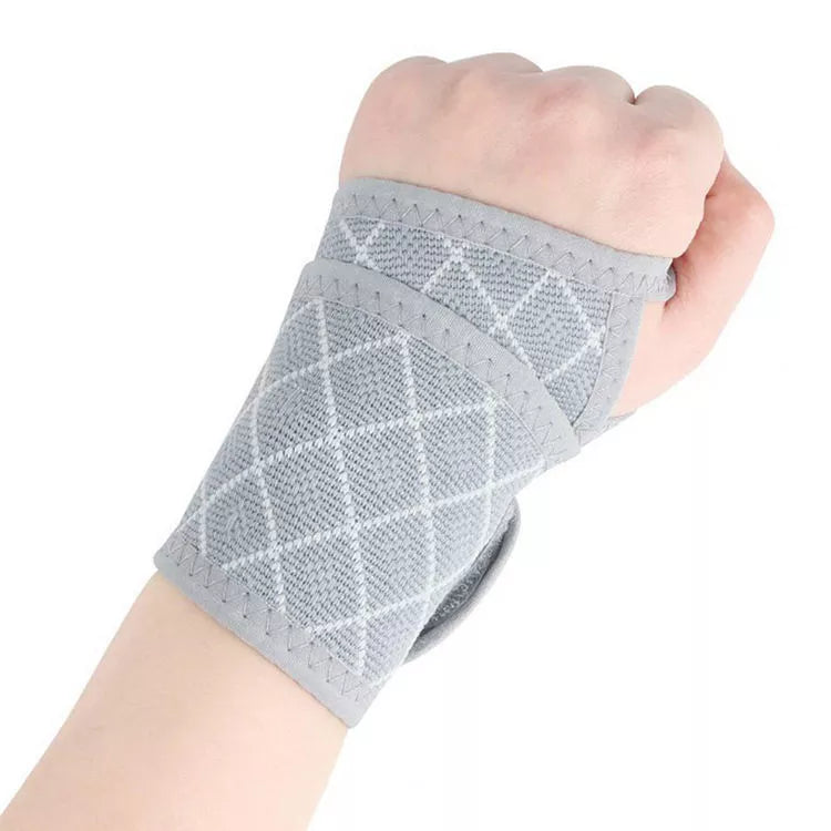 Adjustable wrist support brace for carpal tunnel and tendinitis relief in black, gray, and pink
