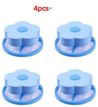 Flower Design Washing Machine Hair Filter for removing lint and hair from laundry