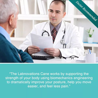 Collapsible Posture Walking Cane with aluminum alloy frame and ergonomic handle