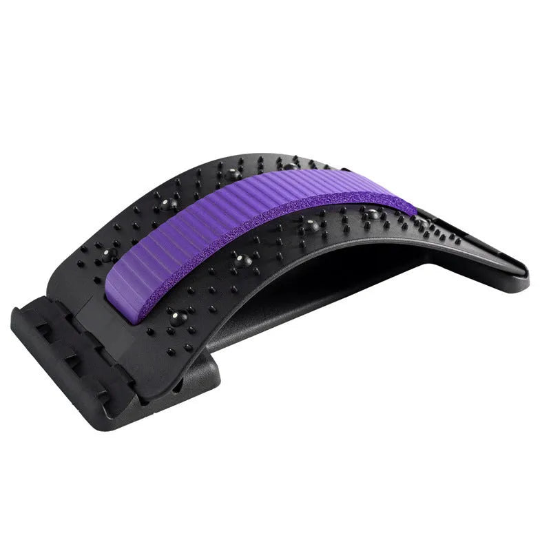 Adjustable back stretcher massager in chosen colour on a neutral background.