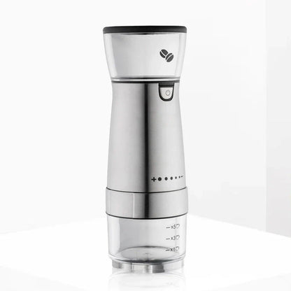 Premium Stainless Steel Electric Coffee Grinder with Adjustable Burr Mill for Freshly Ground Coffee Beans