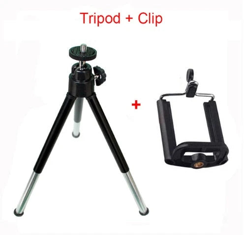 Compact and flexible tripod stand with 360-degree swivel for digital cameras and camcorders