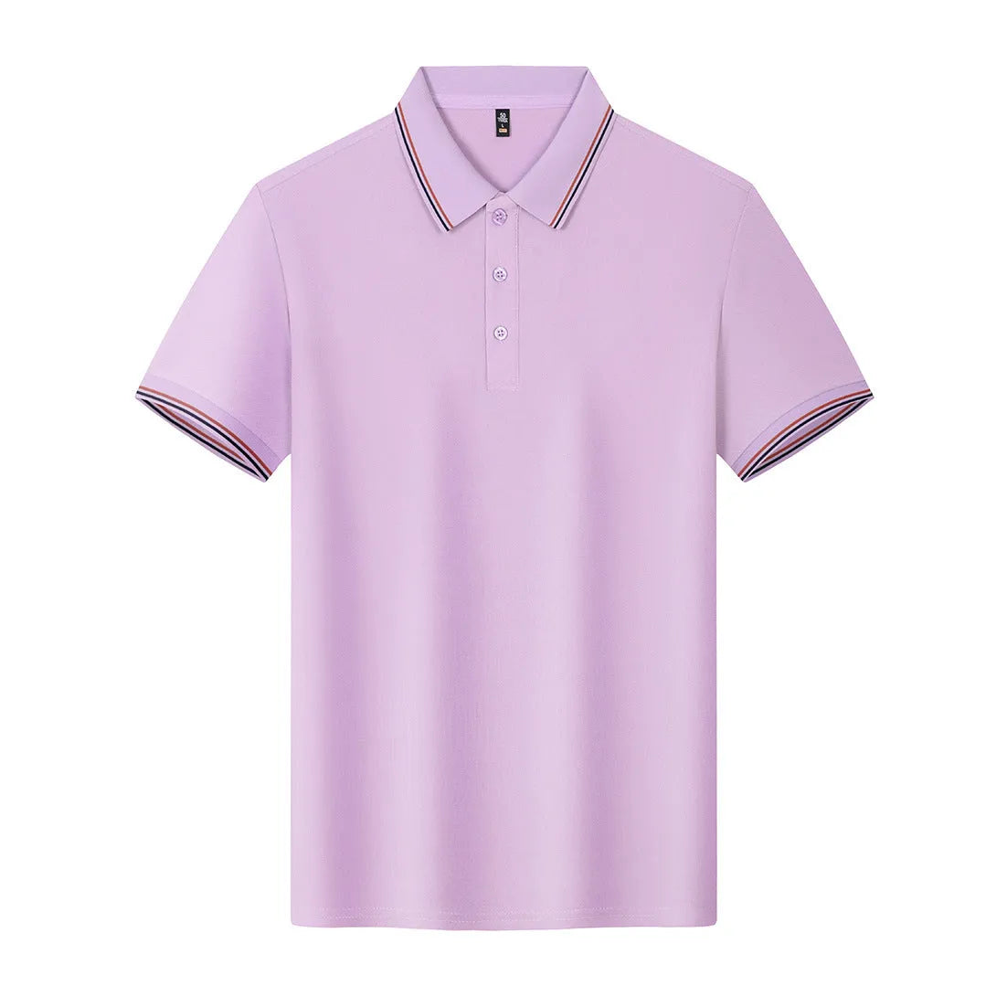 Solona ice-feeling work polo shirt in bright red with short sleeves and straight cut design