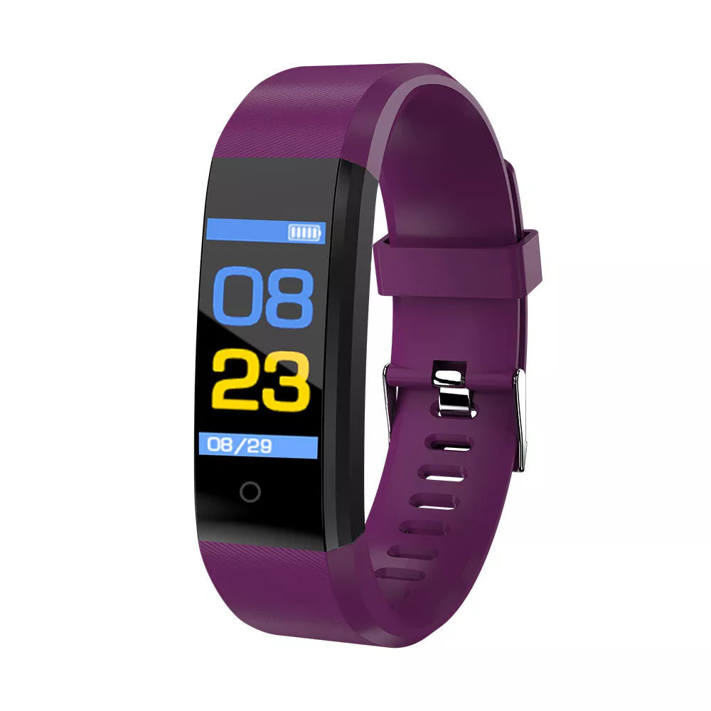 115plus Smart Band fitness tracker with heart rate monitor and color screen