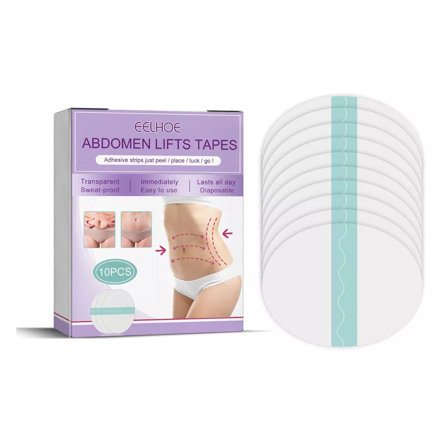 Eelhoe Abdomen Lifting Tapes for instant firming and contouring