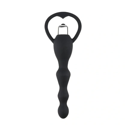 Silicone adult toy with vibrating egg and plastic sleeve in black, blue, and rose red colours