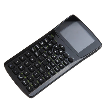Black multifunctional e-book reader with 2.8cm screen and adjustable strap showing language selection menu