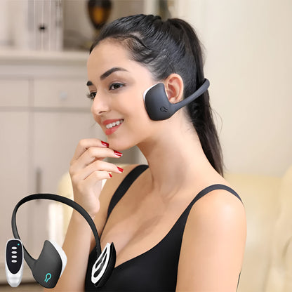 Microcurrent facial massager in black or pink for face lifting and contour reshaping, 0.2W, package 200 x 180 x 75mm