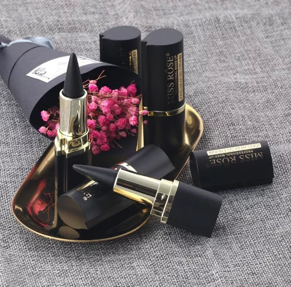 Waterproof black eyeliner pen for long-lasting, smudge-proof eye makeup