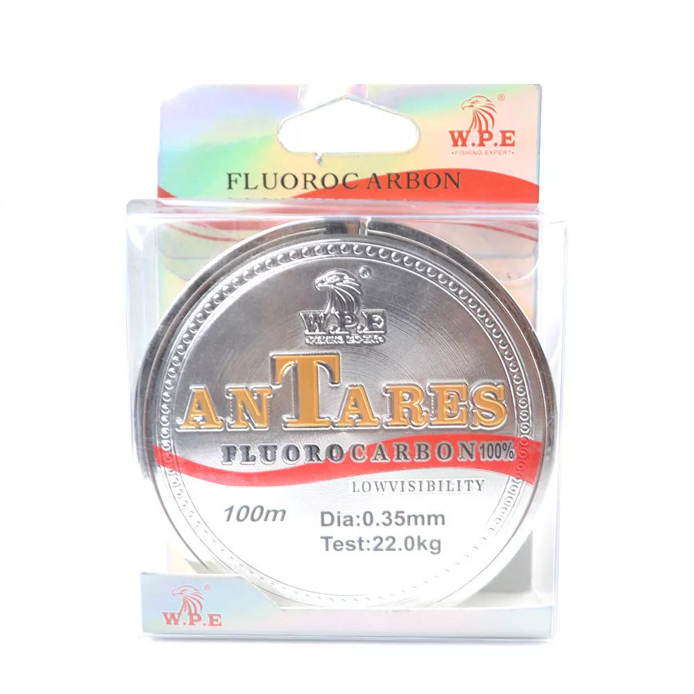 Fluorocarbon coated invisible fishing line on a spool, ideal for stealth angling