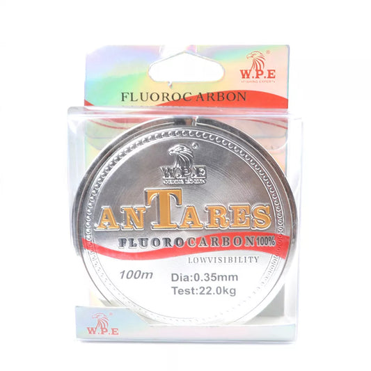 Fluorocarbon coated invisible fishing line on a spool, ideal for stealth angling