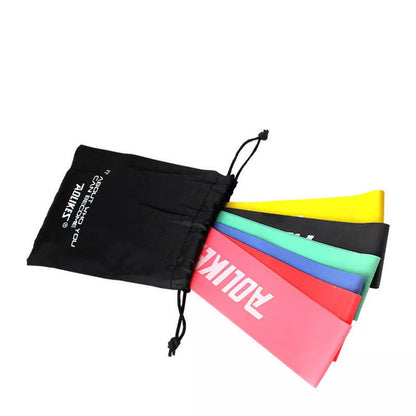 Natural Latex Tension Band in various colors for fitness and strength training