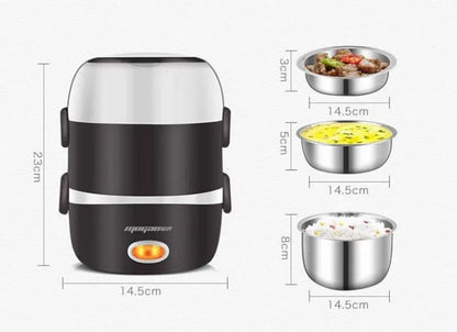 White rice cooker with stainless steel inner pot showing control panel with cook and warm settings