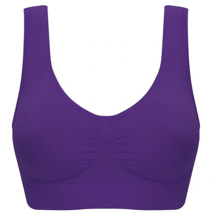 Women's seamless yoga tank top and sports bra in various colors for fitness and casual wear